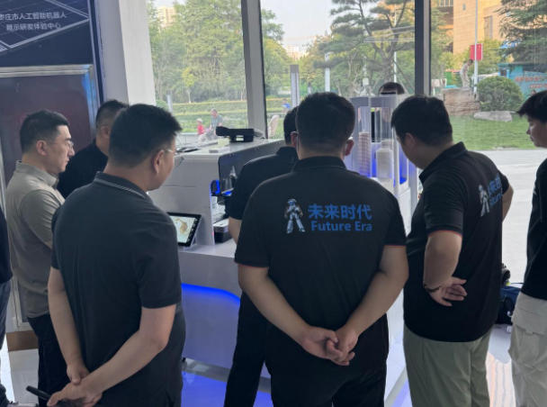 Anno AI Coffee Machine Settles in Robot 6S Store, Zaozhuang, Shandong