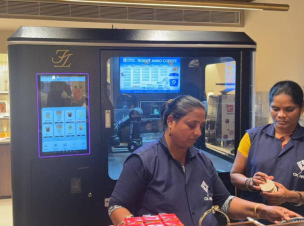 Made-in-China Smart Tech Expands to South Asia – Anno AI Coffee Robots Land in India